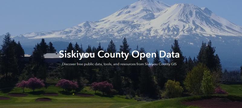 Siskiyou County Open Data Hub