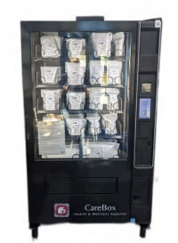 CareBox health and wellness supplies vending machine