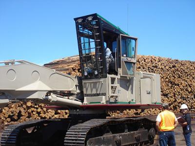 New Thunderbird Log Processor at Timber Products mill