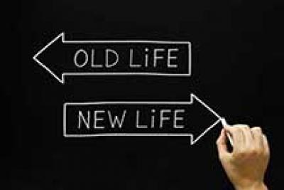 Old Life / New Life Clipart