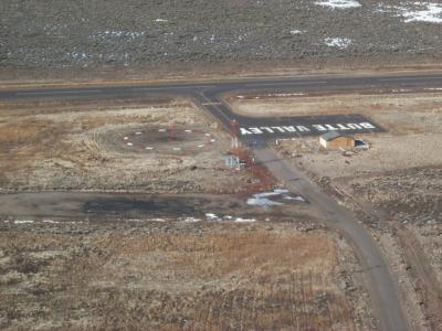 Photo of Butte Valley Airport from the air