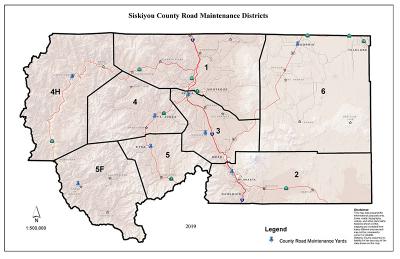 Public Works Maintenance Districts Map