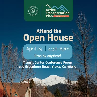 Active Transportation Plan Open House Flyer